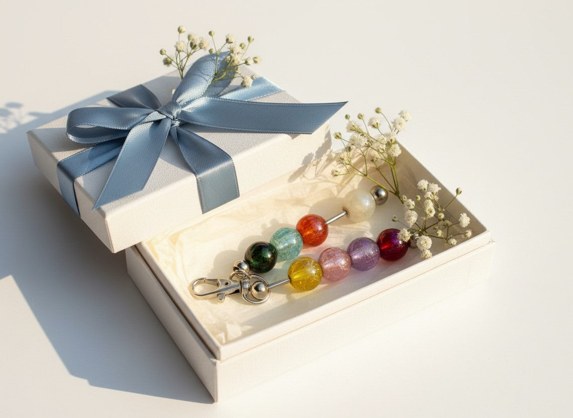 Custom Beaded Keychains